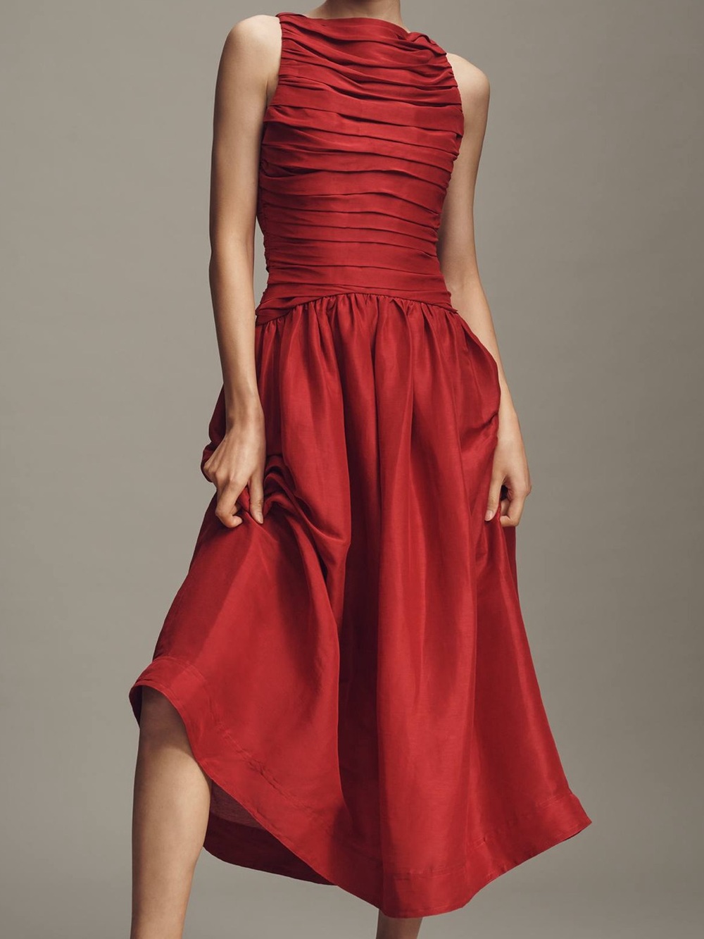Anthropology Lovaan Val Ruby Dress Size 4